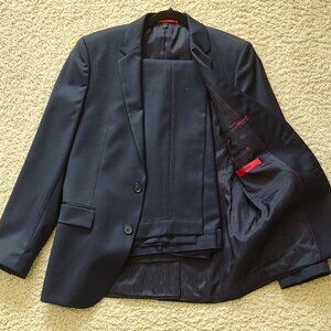 Hugo by Hugo Boss Navy Slim Fit Suit